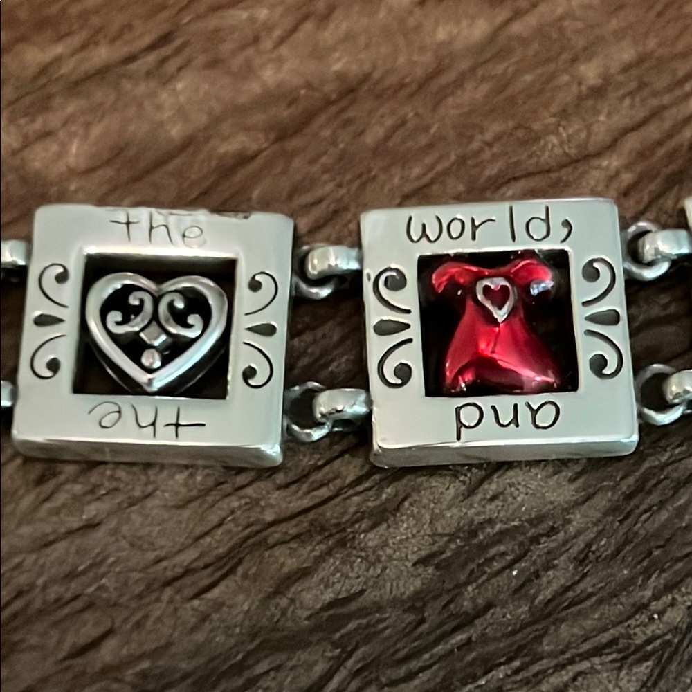 Brighton Retired Red Dress Bracelet - Picture 6 of 12